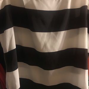 Black and white stripe shirt